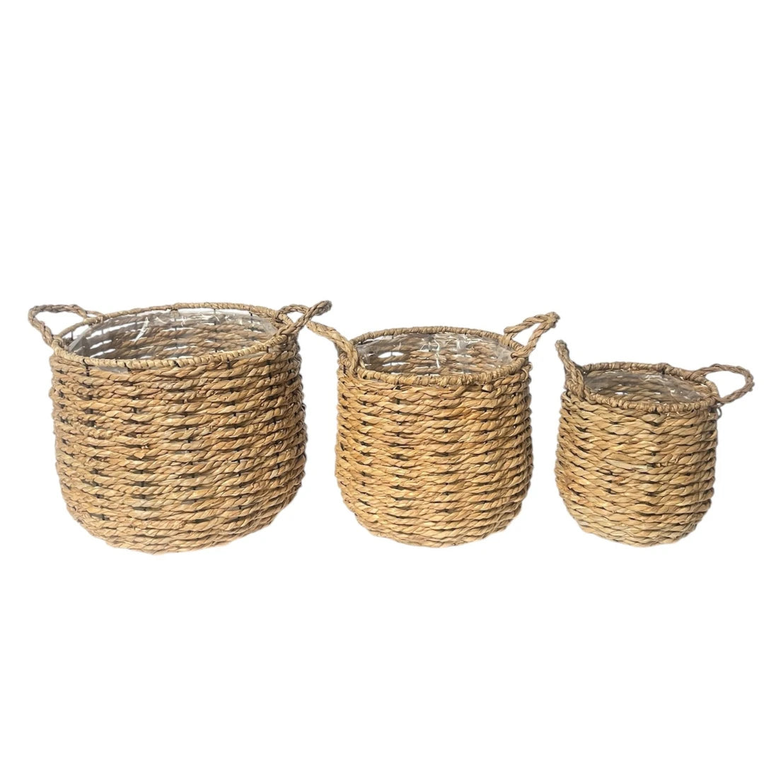 Hand-woven basket