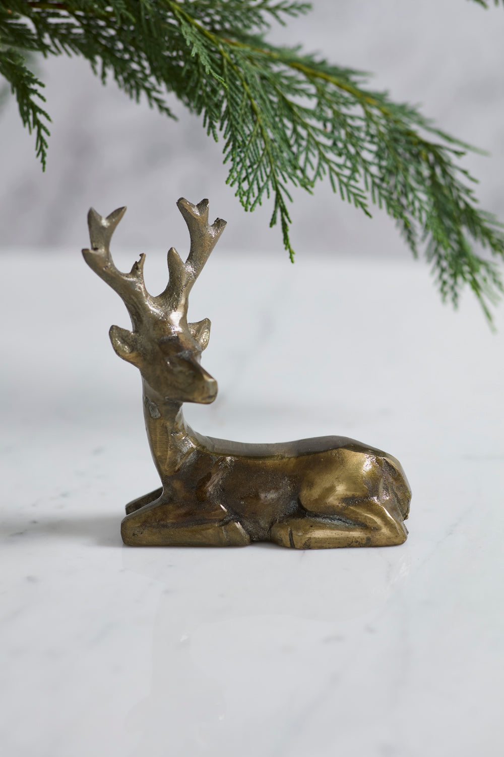 Glenwood Deer Figurine resting