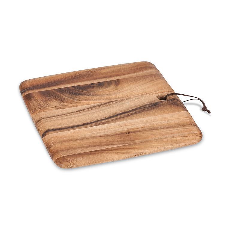 Wood Cutting Board with Strap