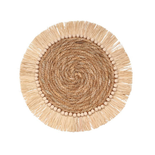 Palma Beaded Candle Mat