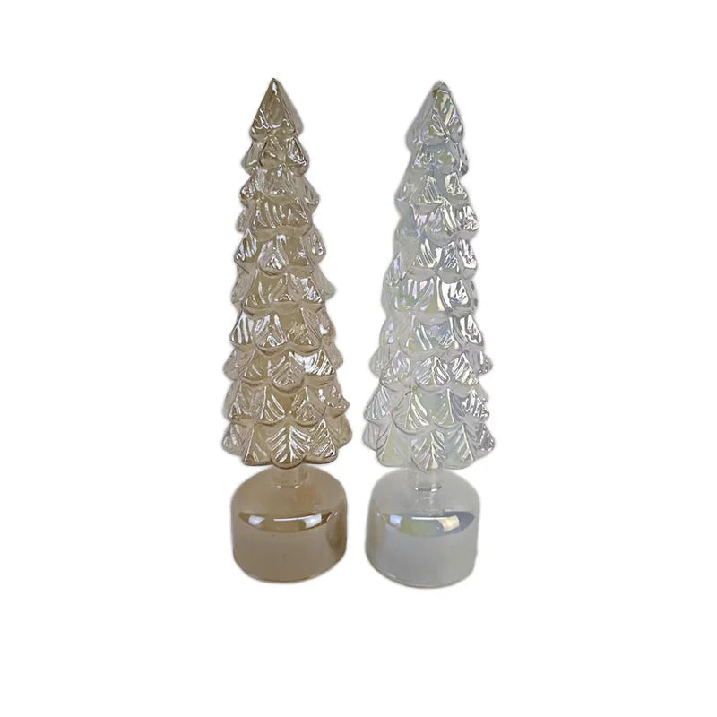 LED Trees Gold and Silver