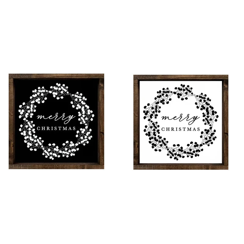 Merry Christmas signs