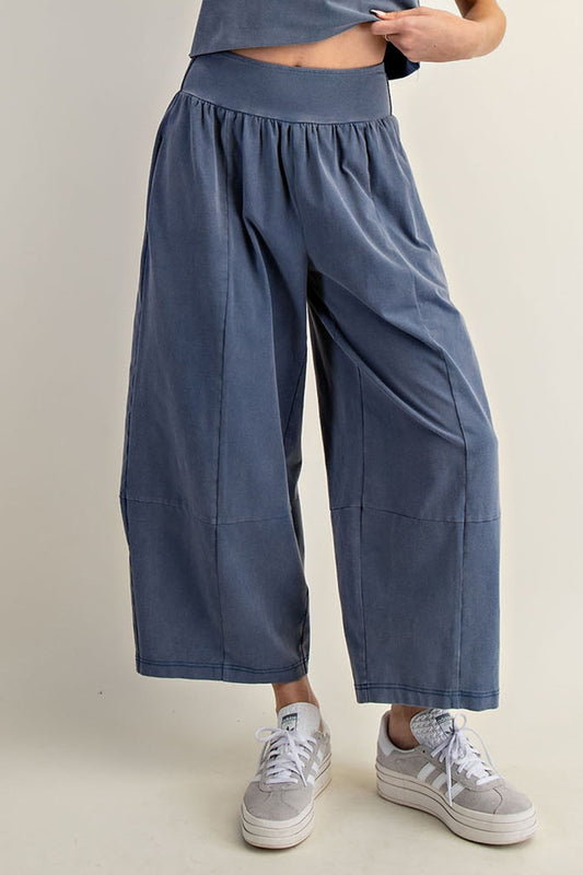 Mineral washed pants