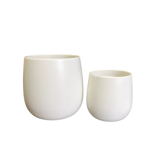 Ceramic White Pots