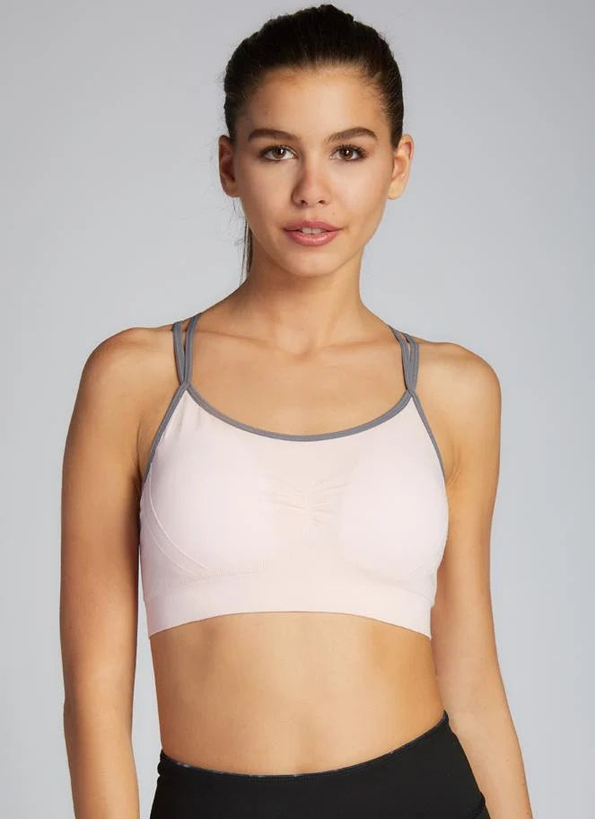 Aloe Yarn Two Tone Sports Bralette