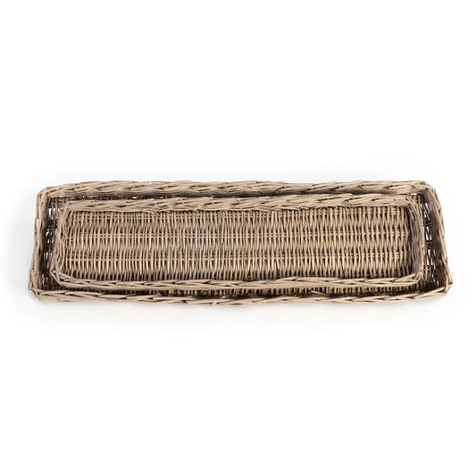 Rattan Woven Bread Tray