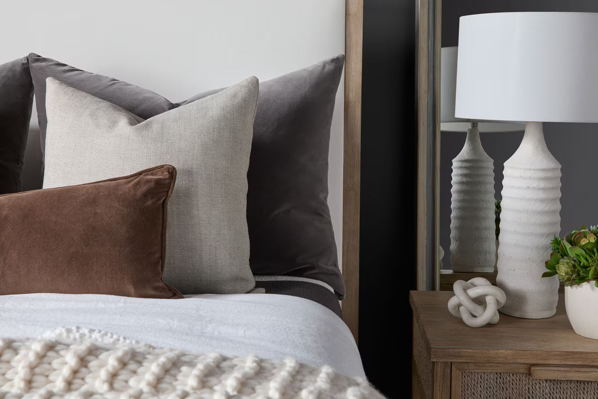 Emmett, King Bed , Natural Gray