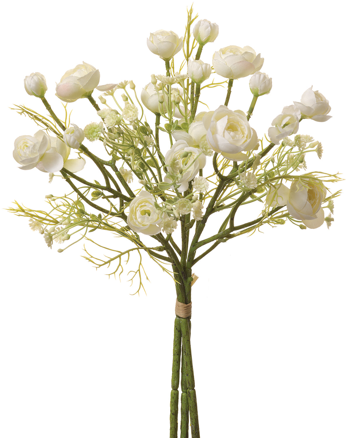 14.5″ Rose/Queen Anne’s Lace Bouquet