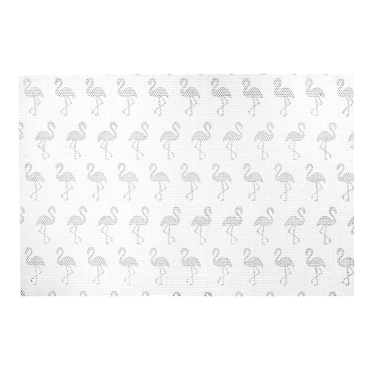 Grey Flamingo Vinyl Placemat