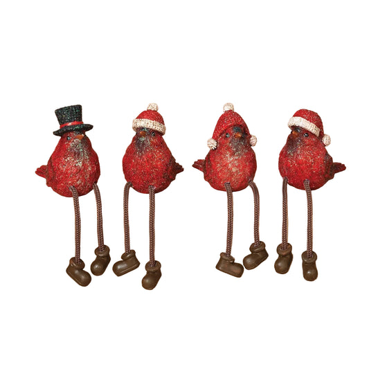 5.7" Resin Cardinal Shelf sitter