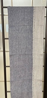 Linen Kitchen Table Runner, Blue