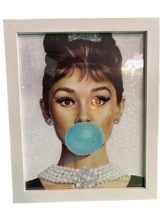 Glam Audrey Hepburn Art