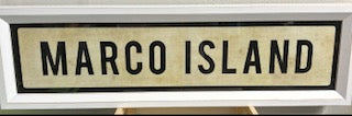 MARCO ISLAND Street Sign