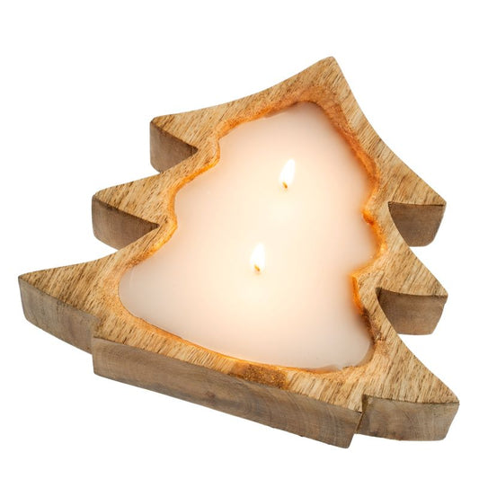 Wooden Tree Amber Spruce Candle