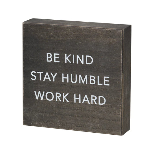 Be Kind Box Sign