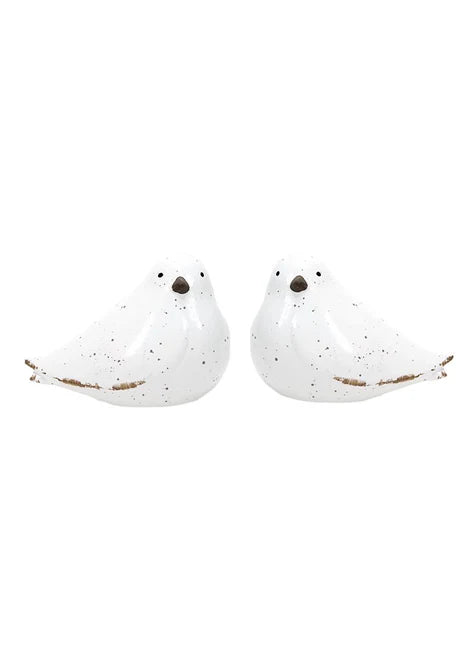 White Ceramic Bird