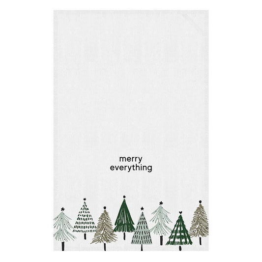 Tea Towels Trees Merry Everything