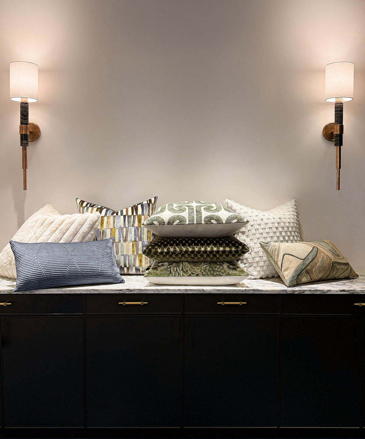 Milla- Clover Embroidered Pillow