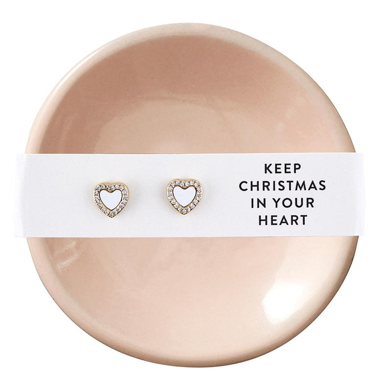 Heart Earrings & Dish