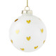 White Glass Ball Ornament