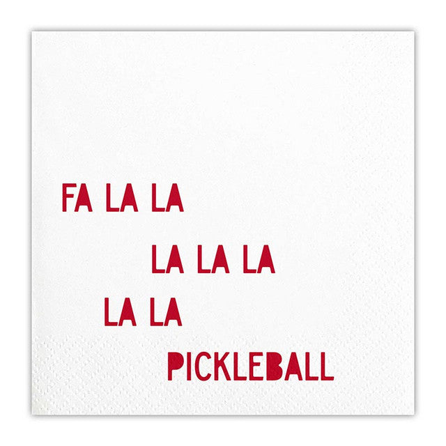 Christmas Cocktail Pickleball Napkins