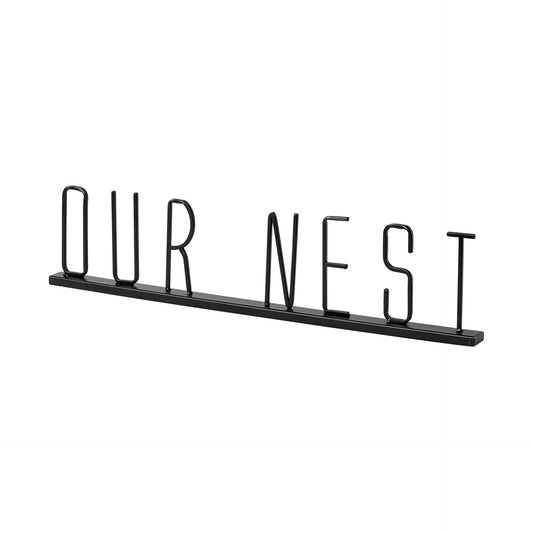 Our Nest Metal Sign