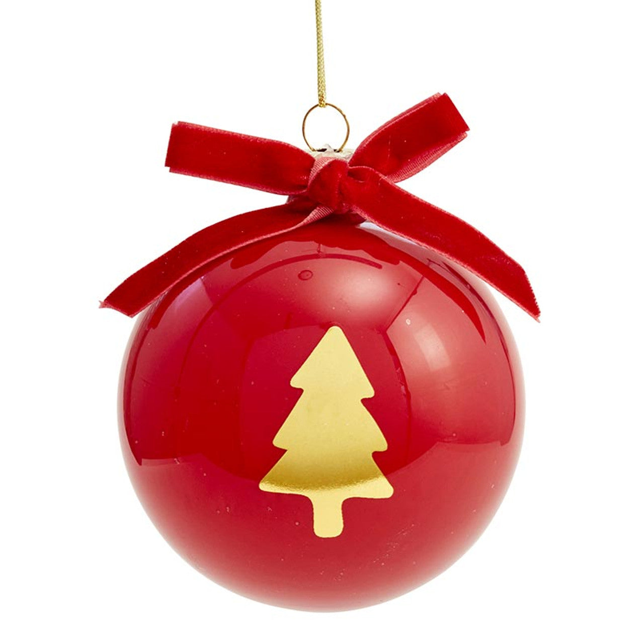 Red Glass Ball Ornament