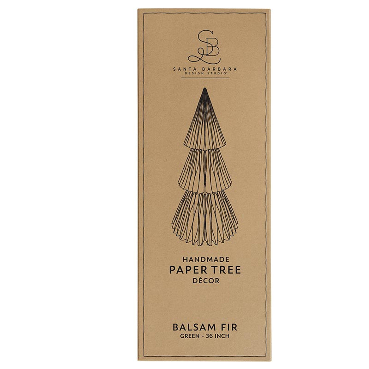 Balsam Fir Green Paper 36" Tree