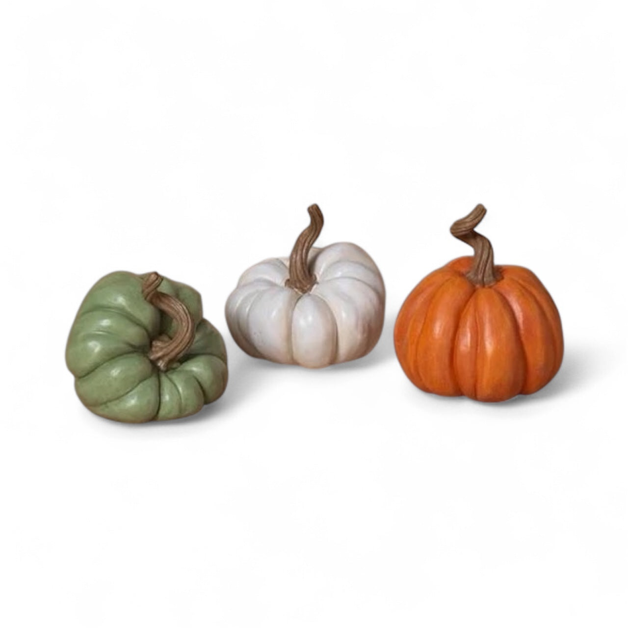 4.33-inch tall resin harvest pumpkin i