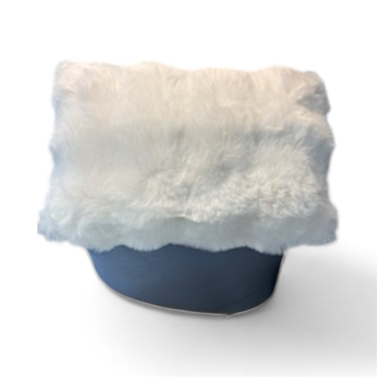 Plush Faux Fur Pillow (12x18")