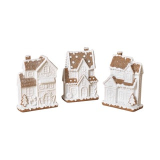 5.5-inch resin holiday gingerbread house