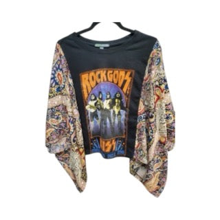 ROCK Banded Pullover Tee