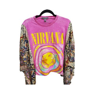 ROCK Banded Pullover Tee