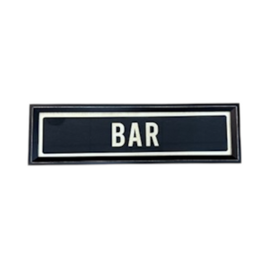 Bar Street Sign