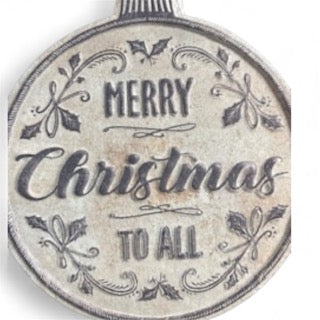 Merry Christmas Metal Sign