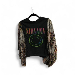 ROCK Banded Pullover Tee