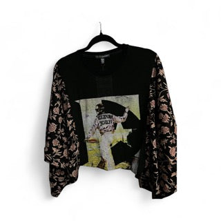 ROCK Banded Pullover Tee