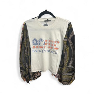 ROCK Banded Pullover Tee