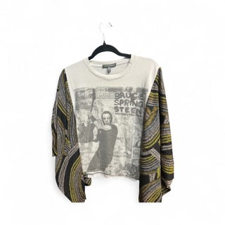 ROCK Banded Pullover Tee