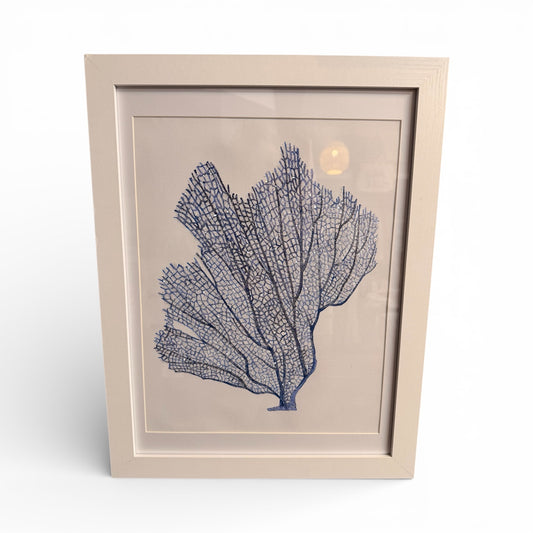 Glam Coral Art (22x30 framed)