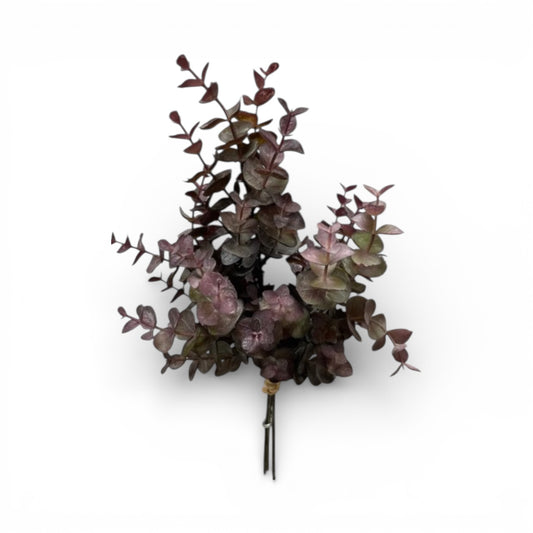 13" Burgundy Eucalyptus
