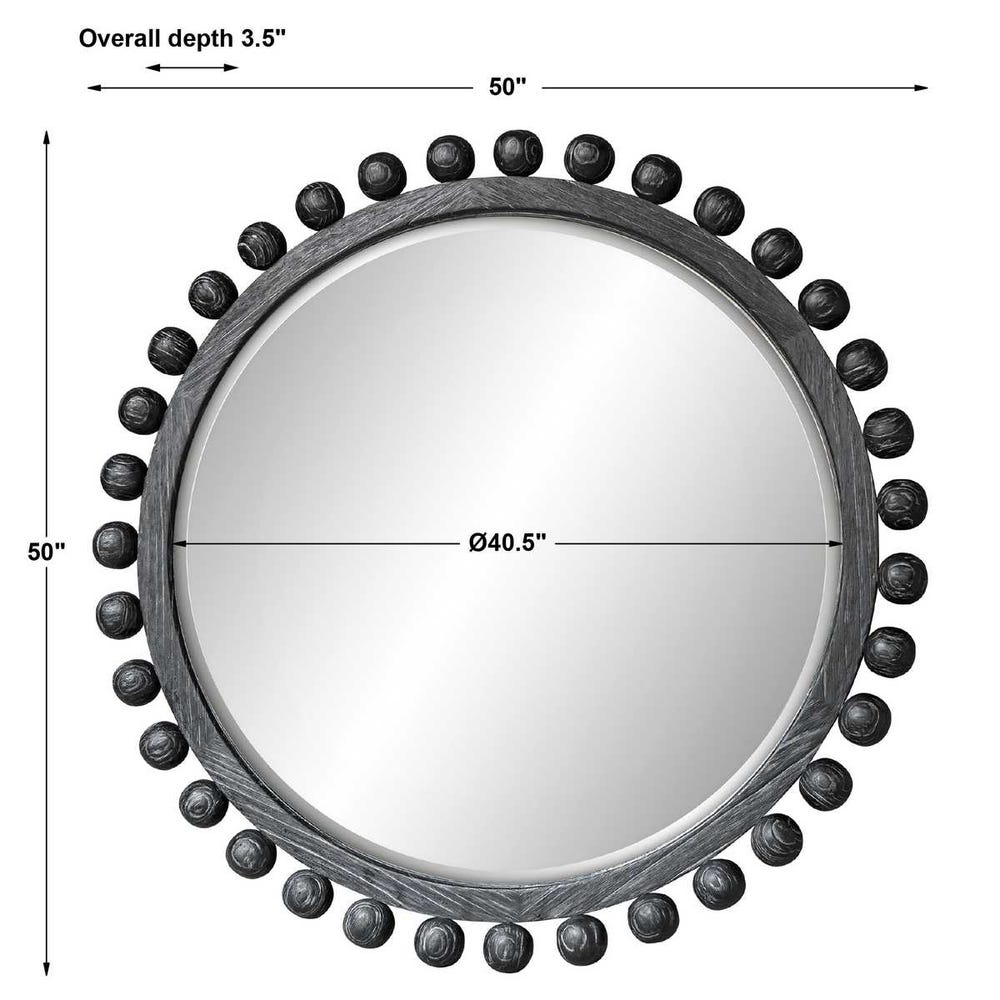 Blaze Round Mirror - Available in 3 Colors