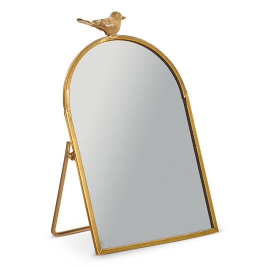 Gold Bird Mirror 6.75"