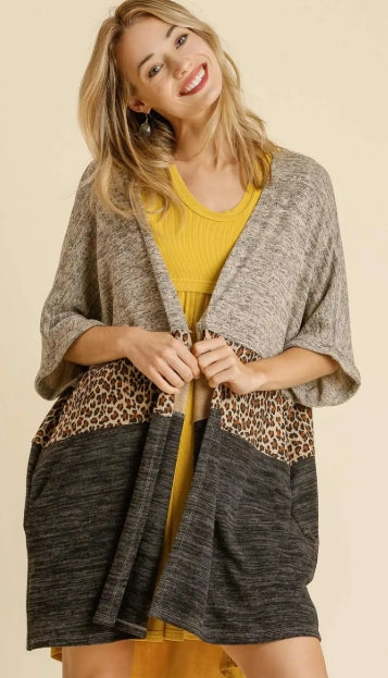 Mixed Pattern Kimono