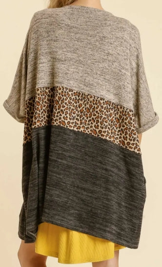 Mixed Pattern Kimono