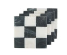 Square Checkered Coaster Set