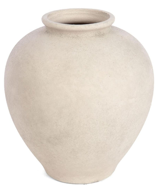 Round Terracotta Vase (Sand)