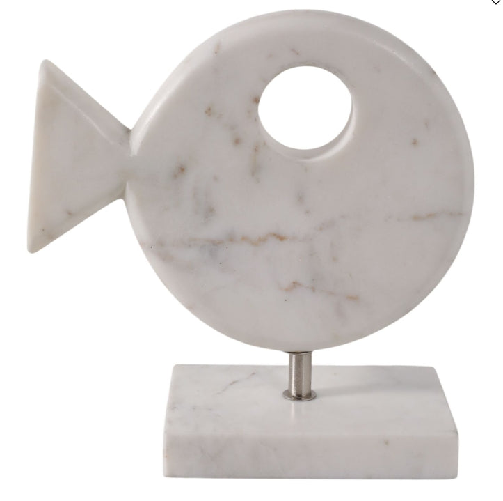 Marble Fish on Stand
