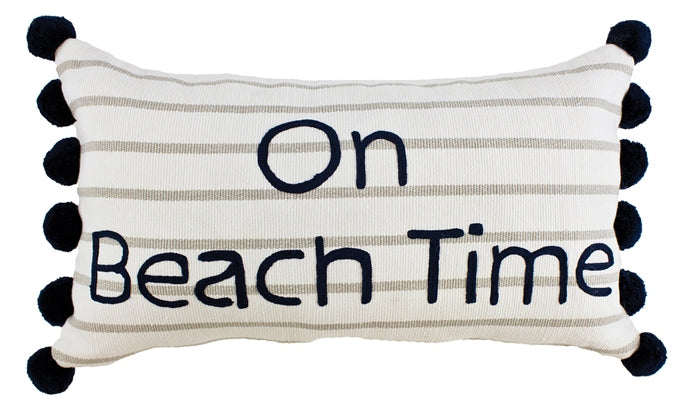 "On Beach Time" Pillow