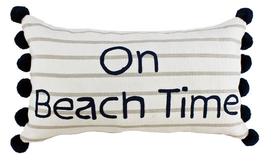 "On Beach Time" Pillow